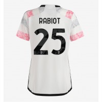 Stroje piłkarskie Juventus Adrien Rabiot #25 Koszulka Wyjazdowej dla damskie 2023-24 Krótki Rękaw